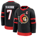 Pouc O.Senators #7 Brady Tkachuk Black Home Premium Jerseys
