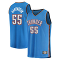 Pouc OC.Thunder #55 Isaiah Hartenstein Blue Fast Break Replica Player Stitched Jerseys - Icon Edition