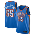 Pouc OC.Thunder #55 Isaiah Hartenstein Blue Swingman Player Stitched Jerseys - Icon Edition