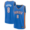 Pouc OC.Thunder #8 Jalen Williams Blue Fast Break Replica Player Stitched Jerseys - Icon Edition