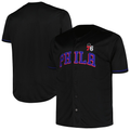 Pouc P.76ers Profile Black Big & Tall Pop Jerseys