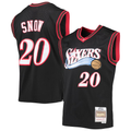 Pouc P.76ers #20 Eric Snow Mitchell & Ness Black 2000-01 Hardwood Classics Swingman Jerseys