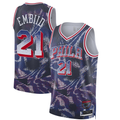 Pouc P.76ers #21 Joel Embiid Navy 2025 Select Series Swingman Player Jerseys