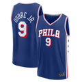 Pouc P.76ers #9 Kelly Oubre Jr.  Blue Fast Break Jerseys - Icon Edition