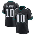 Pouc P.Eagles #10 Braden Mann Player Black Game Home Stitched Jerseys