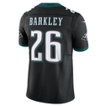 Pouc P.Eagles #26 Saquon Barkley Black Vapor F.U.S.E. Limited Stitched Jerseys