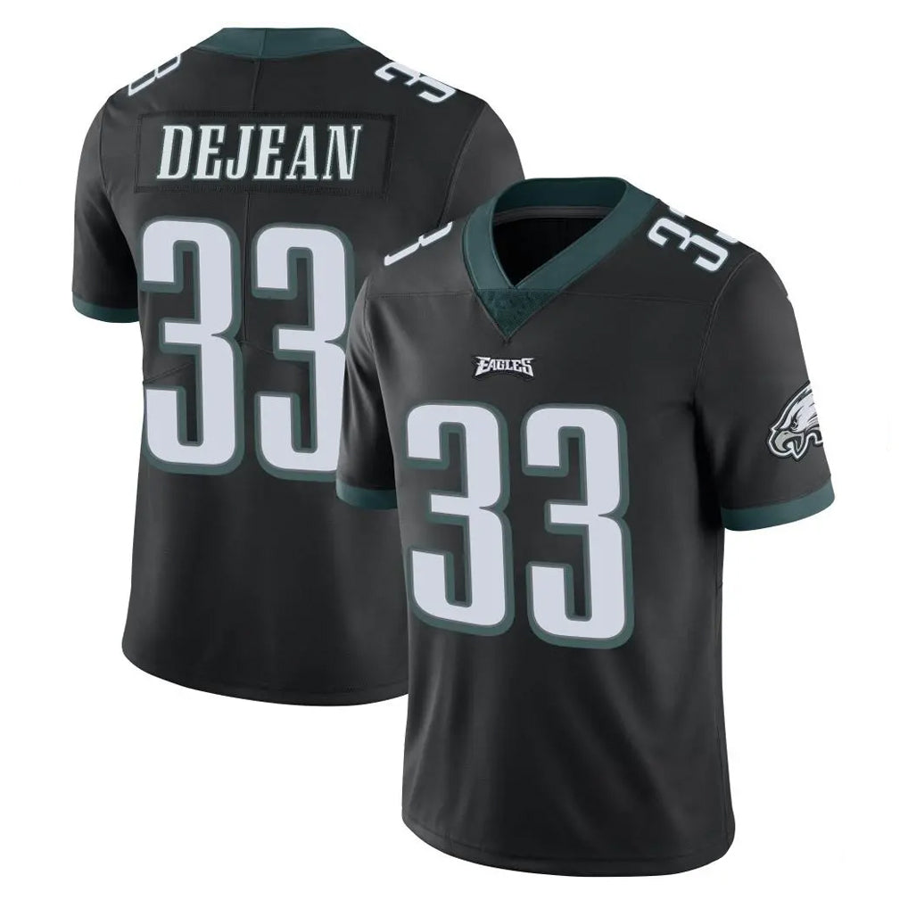 Pouc P.Eagles #33 Cooper DeJean Player Black Limited Vapor Untouchable Home Game Stitched Jerseys