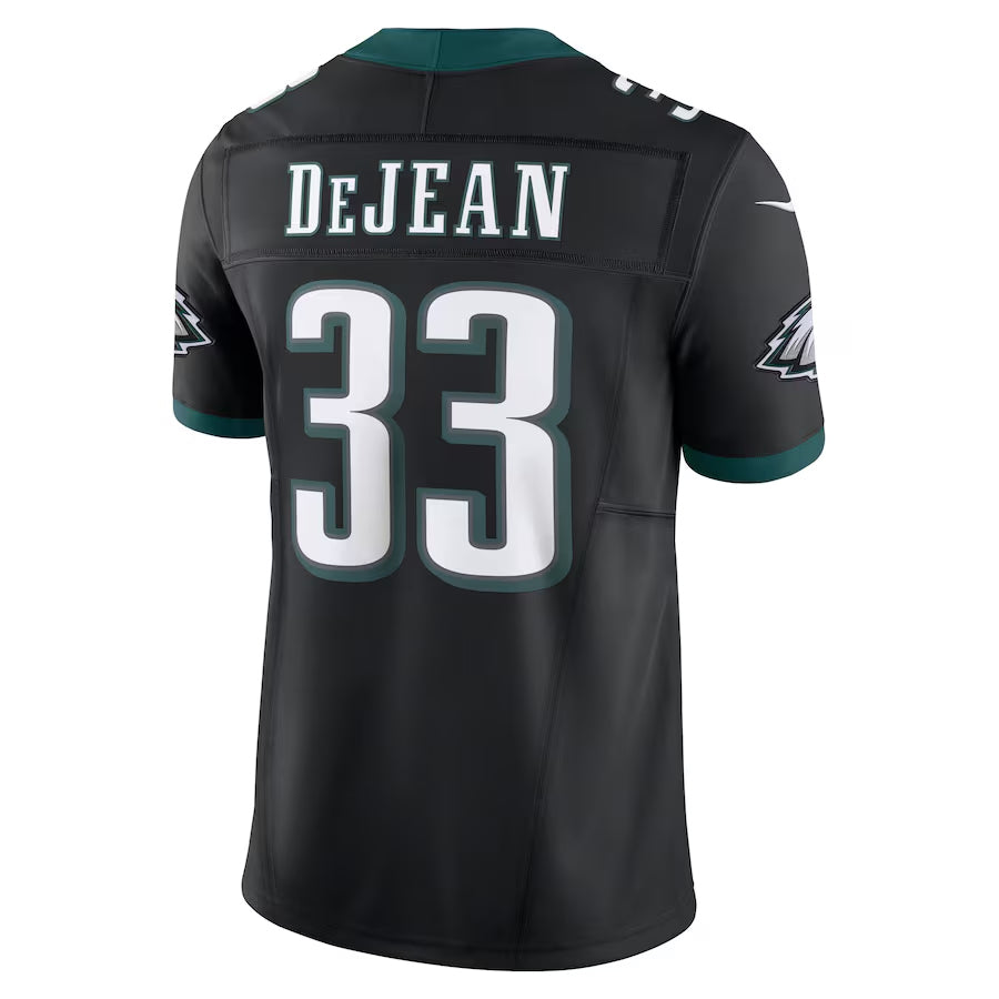 Pouc P.Eagles #33 Cooper DeJean Player Black Vapor F.U.S.E. Limited Stitched Jerseys