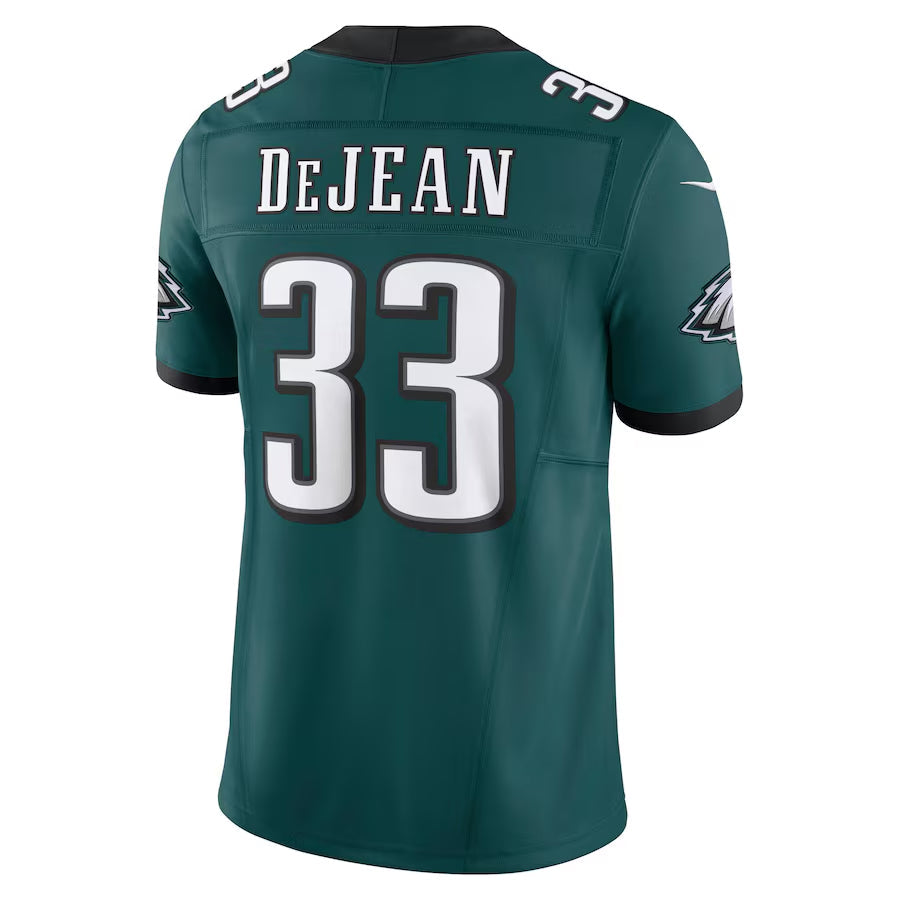 Pouc P.Eagles #33 Cooper DeJean Player Midnight Green Vapor F.U.S.E. Limited Stitched Jerseys