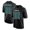 Pouc P.Eagles #69 Landon Dickerson Player Carbon Black Fashion Home Game Stitched Jerseys