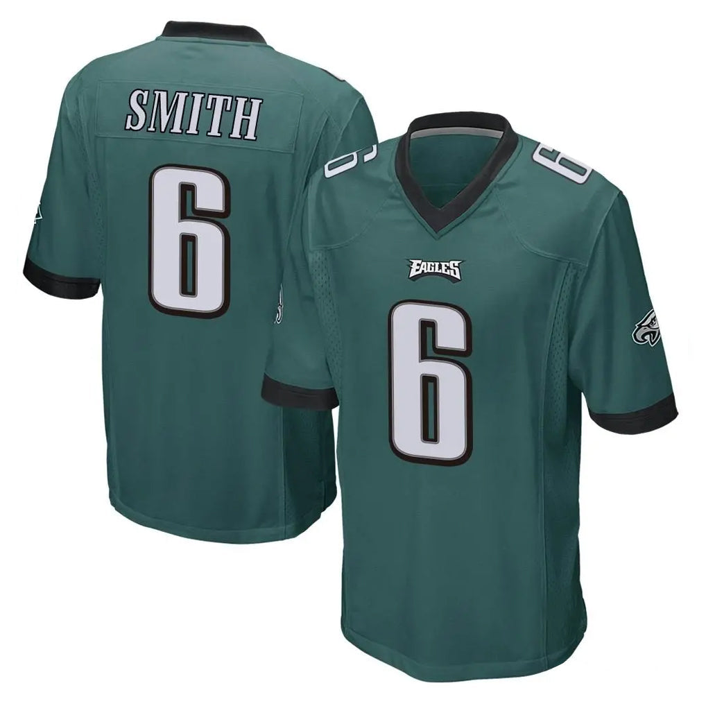 Pouc P.Eagles #6 DeVonta Smith Player Team Color Green Home Game Stitched Jerseys