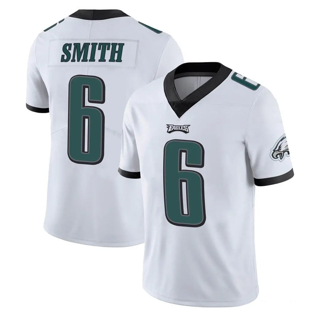 Pouc P.Eagles #6 DeVonta Smith Player White Limited Vapor Untouchable Home Game Stitched Jerseys