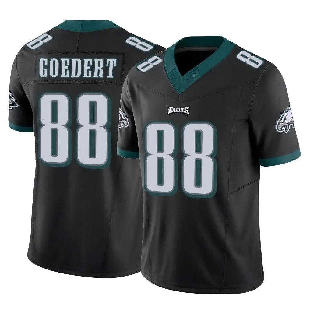 Pouc P.Eagles #88 Dallas Goedert Player Black Limited Vapor F.U.S.E. Home Game Stitched Jerseys