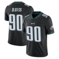 Pouc P.Eagles #90 Jordan Davis Player Black Limited Vapor Untouchable Home Game Stitched Jerseys