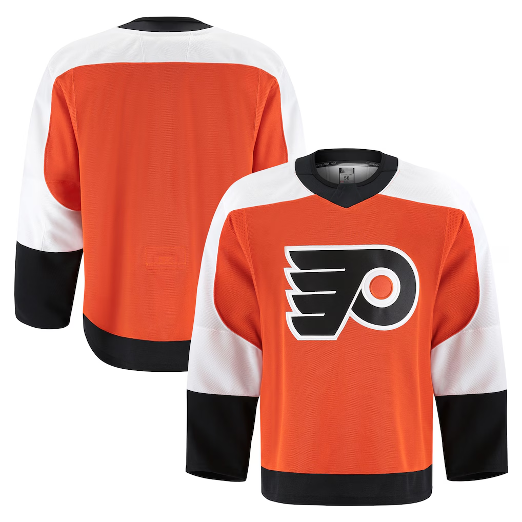 Pouc P.Flyers Orange Home Authentic Pro Jerseys