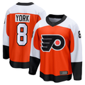 Pouc P.Flyers #8 Cam York Orange Home Breakaway Jerseys