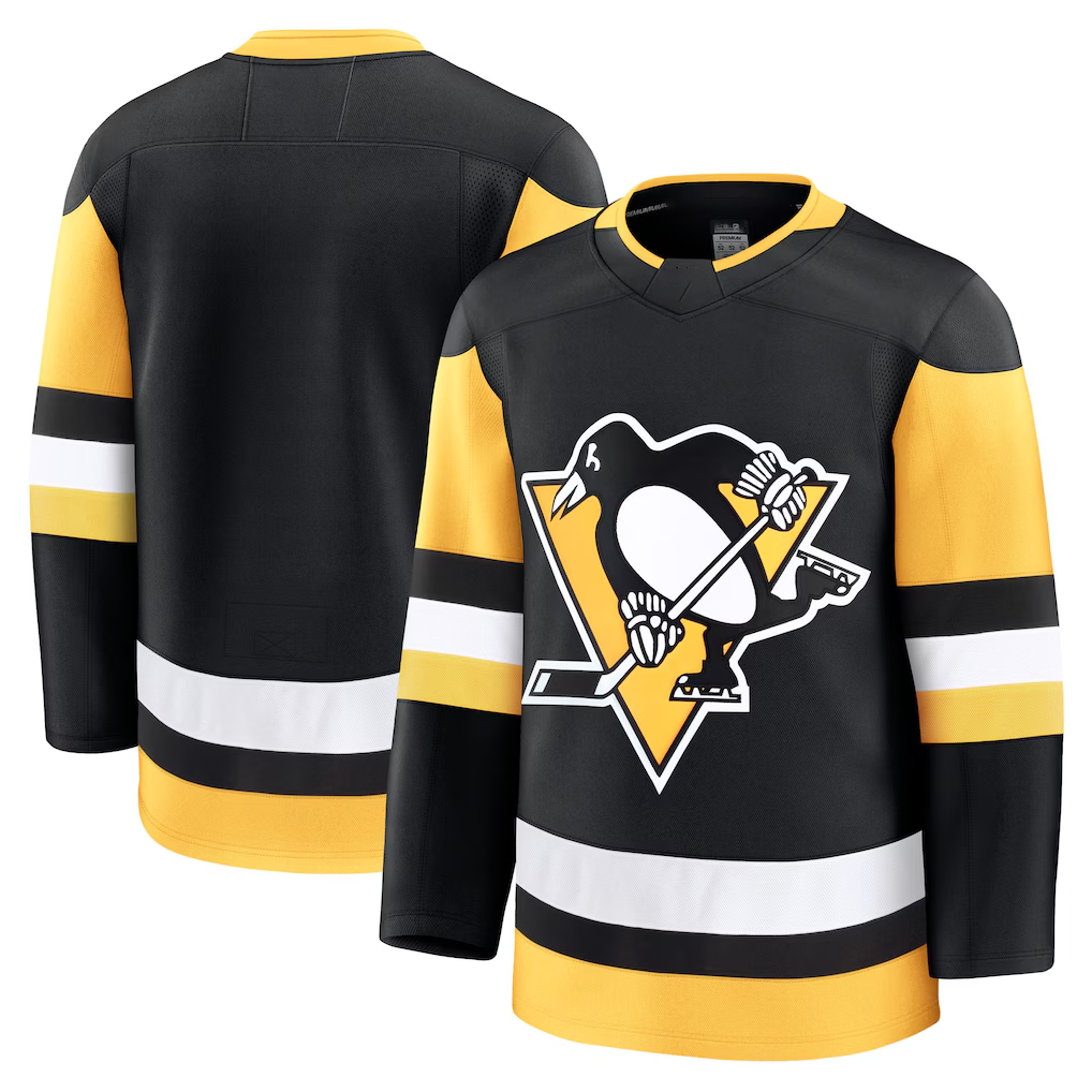 Pouc P.Penguins Black 2024 Military Appreciation Practice Jerseys