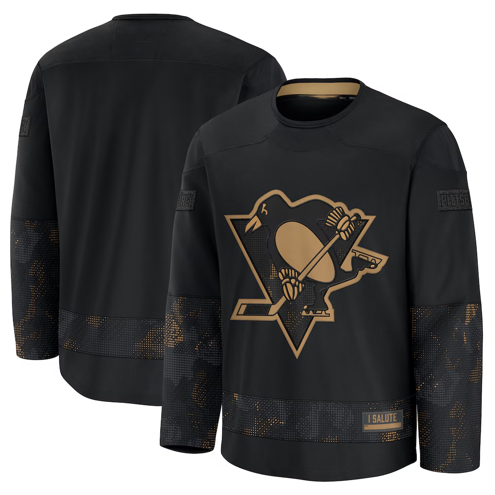 Pouc P.Penguins Black Home Premium Jerseys