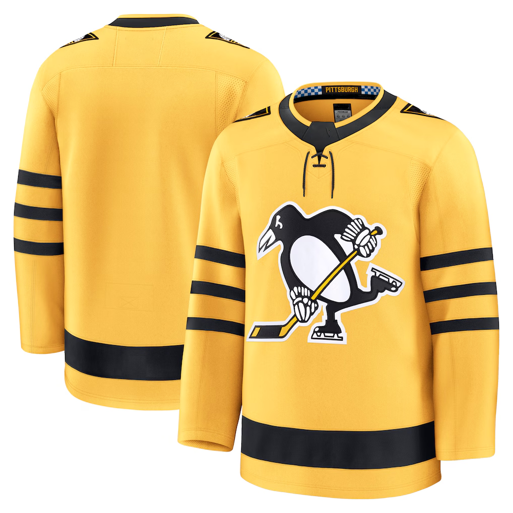 Pouc P.Penguins Gold Alternate Premium Jerseys