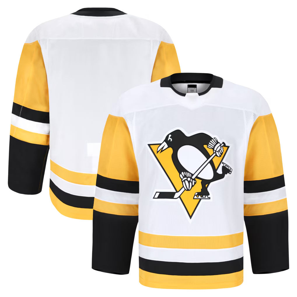 Pouc P.Penguins White Away Premium Jersey