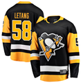 Pouc P.Penguins #58 Kris Letang Black Home Breakaway Jerseys