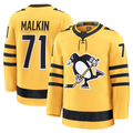 Pouc P.Penguins #71 Evgeni Malkin Gold Alternate Premium Player Jerseys