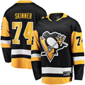 Pouc P.Penguins #74 Stuart Skinner Black Home Breakaway Jerseys