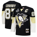 Pouc P.Penguins #87 Sidney Crosby Black 2008 Power Play Jerseys