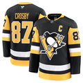 Pouc P.Penguins #87 Sidney Crosby Black Home Premium Jerseys