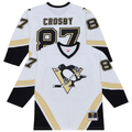 Pouc P.Penguins #87 Sidney Crosby Mitchell & Ness White 2005 Power Play Jerseys