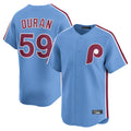 Pouc P.Phillies #59 Jhoan Duran Player Light Blue Home Game Stitched Jerseys