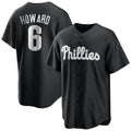 Pouc P.Phillies #6 Ryan Howard Player Black Alt Fashion Home Game Stitched Jerseys