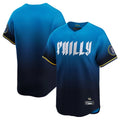Pouc P.Phillies Blank Player Blue City Connect Home Limited Stitched Jerseys
