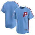 Pouc P.Phillies Blank Player Light Blue Game Stitched Jerseys