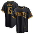 Pouc P.Pirates #15 Oneil Cruz Player Black 2026 City Connect Home Game Stitched Jerseys