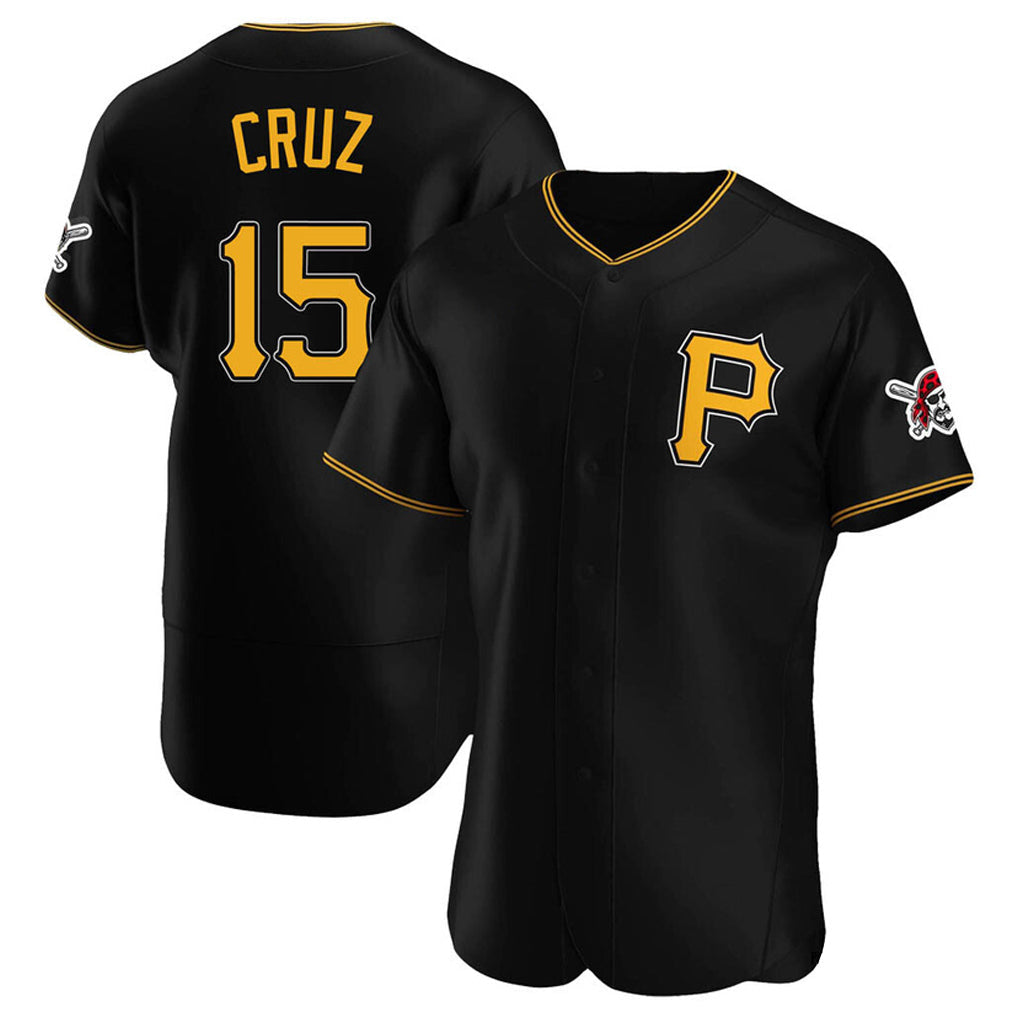 Pouc P.Pirates #15 Oneil Cruz Player Black Alternate 2025 Home Limited Elite Stitched Jerseys