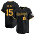 Pouc P.Pirates #15 Oneil Cruz Player Black Home Limited Stitched Jerseys