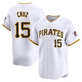 Pouc P.Pirates #15 Oneil Cruz Player White Home Limited Stitched Jerseys