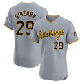 Pouc P.Pirates #29 Ryan O?¡®Hearn Player Gray Road Home Limited Elite Stitched Jerseys