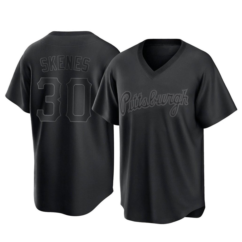 Pouc P.Pirates #30 Paul Skenes Player Black Fashion Home Game Stitched Jerseys