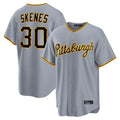 Pouc P.Pirates #30 Paul Skenes Player Gray Road Home Game Stitched Jerseys
