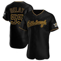 Pouc P.Pirates #55 Jason Delay Player Black Home Limited Elite Stitched Jerseys