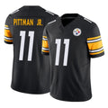 Pouc P.Steelers #11 Michael Pittman Jr. Player Black Limited Vapor F.U.S.E. Home Game Stitched Jerseys