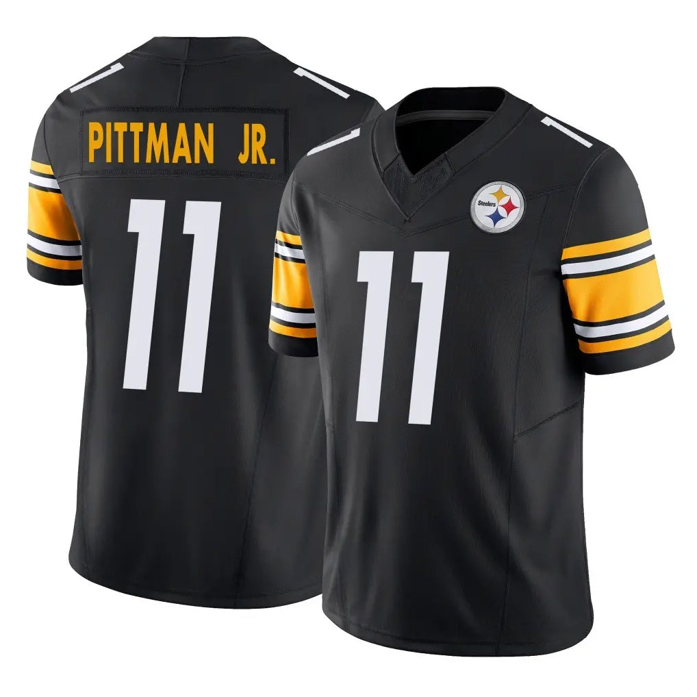 Pouc P.Steelers #11 Michael Pittman Jr. Player Black Limited Vapor F.U.S.E. Home Game Stitched Jerseys
