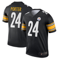 Pouc P.Steelers #24 Joey Porter Jr. Black Legend American Stitched Jerseys
