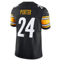 Pouc P.Steelers #24 Joey Porter Jr. Black Vapor F.U.S.E. Limited Stitched Jerseys