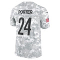Pouc P.Steelers #24 Joey Porter Jr. Limited Salute to Service Stitched Jerseys