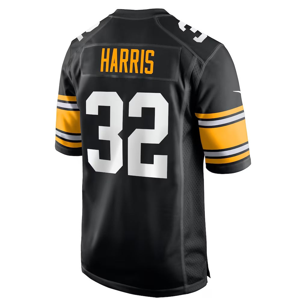 Pouc P.Steelers #32 Franco Harris Black Alternate Retired Player Jerseys