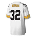 Pouc P.Steelers #32 Franco Harris Mitchell & Ness White Legacy Replica Stitched Jerseys