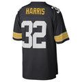 Pouc P.Steelers #32 Franco Harris Player Mitchell & Ness Black Legacy Replica Stitched Jerseys